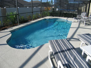 Our sparkling pool