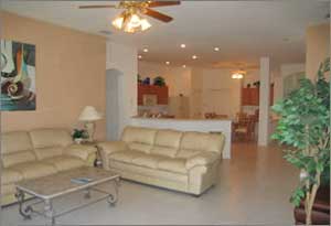 Lounge One and Kitchen Area