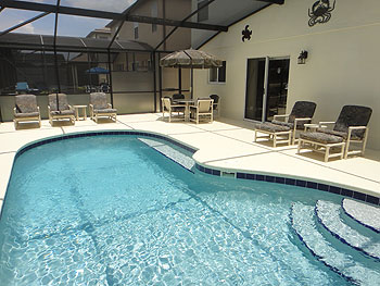 Pool Deck & Patio Area