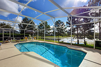 Pool with Lake View