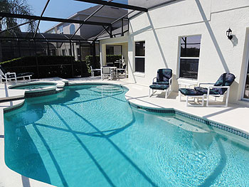 Pool Area with Covered Lanai