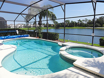 Pool and Spa with Lake View