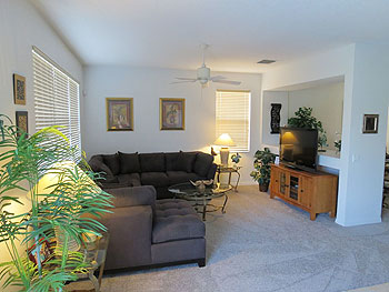 Comfy Sofas for all the Family, a Great Place to Relax and Watch TV, overlooking the Pool Area