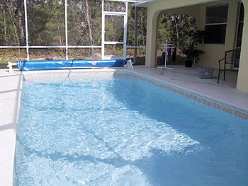 Swimming Pool overlooking the course