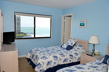 Guest Bedroom and The Gulf of Mexico