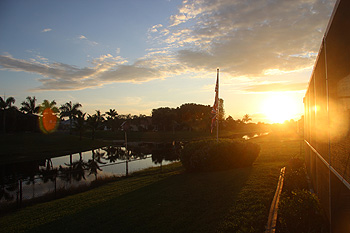 Stunning sunsets across the water